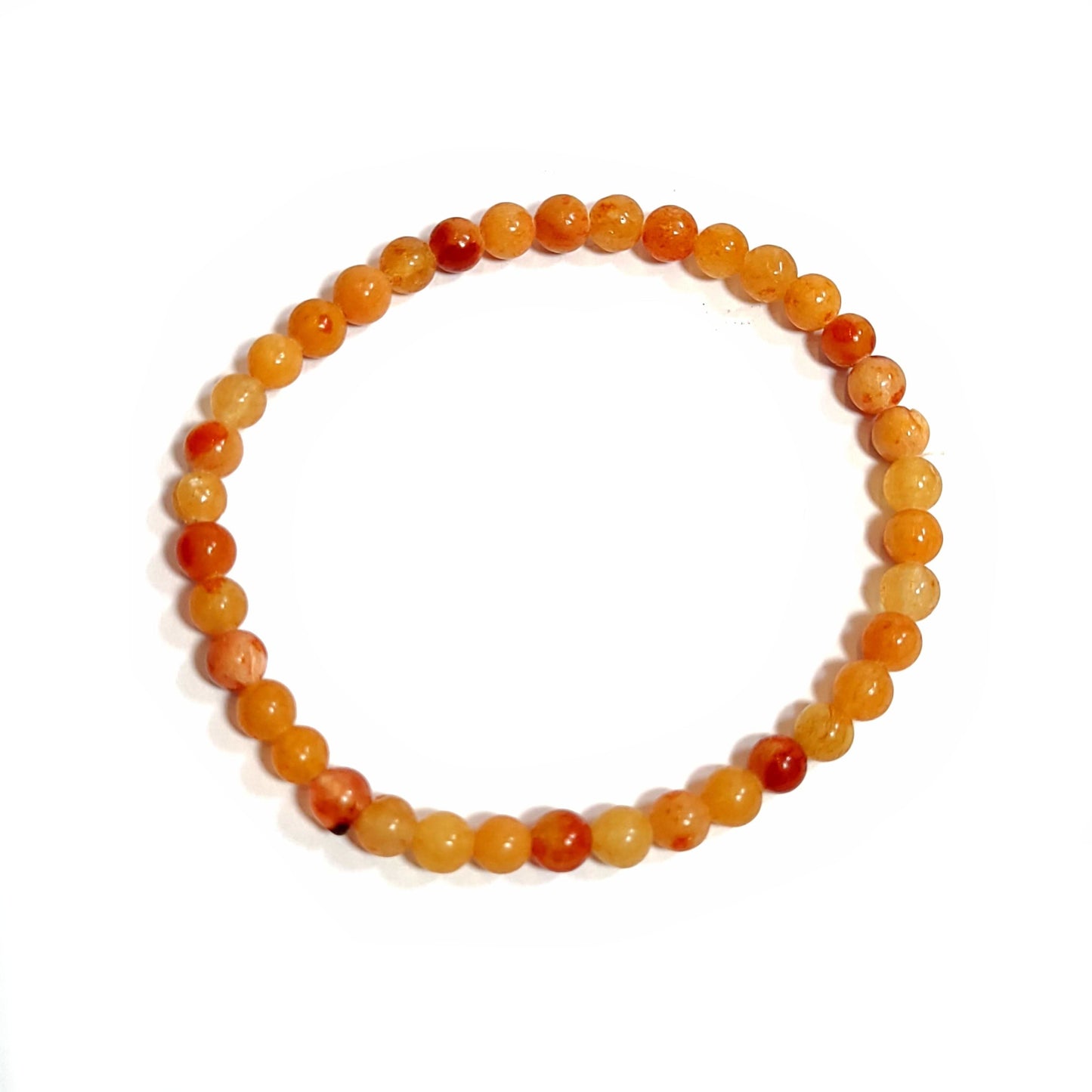 Carnelian beads (about 6mm beads) bracelet.